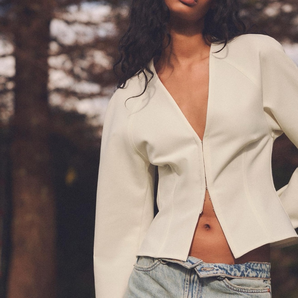 Zara NWT  Tailored Top